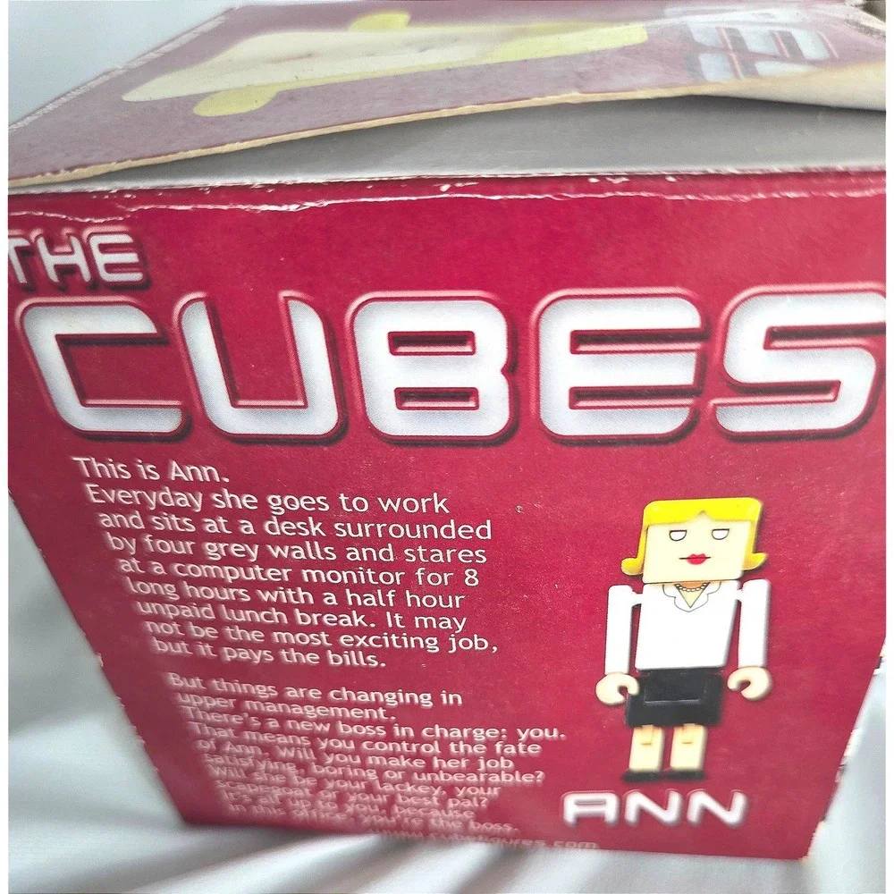 The Cubes Set, Ann Office Worker Action Figure Playset